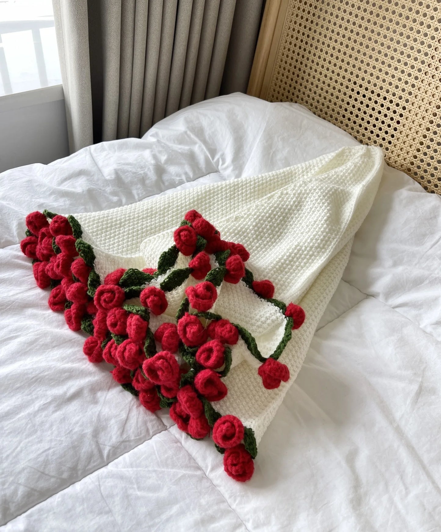 The SnugPetal™️ Crochet Blanket