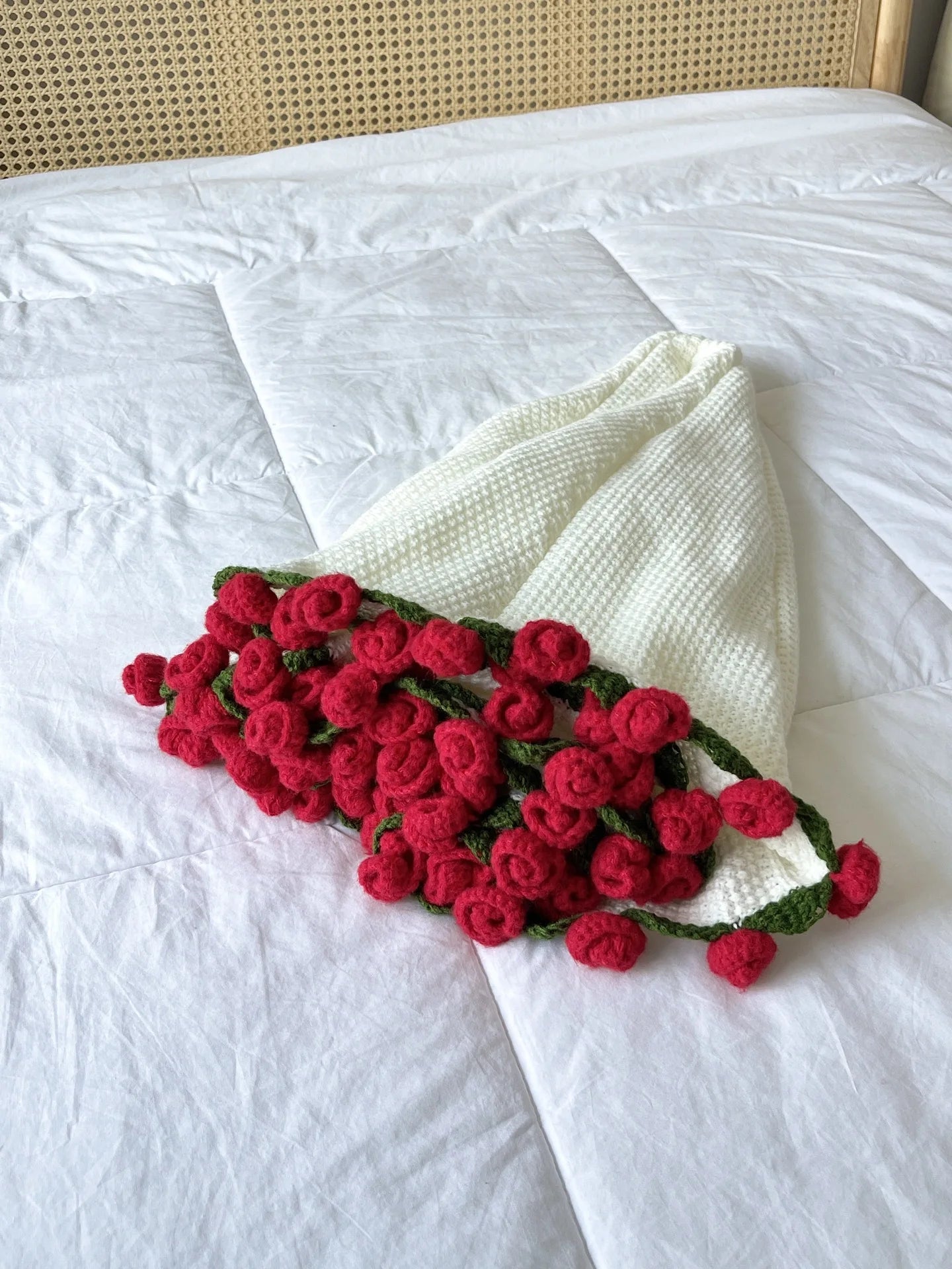 The SnugPetal™️ Crochet Blanket